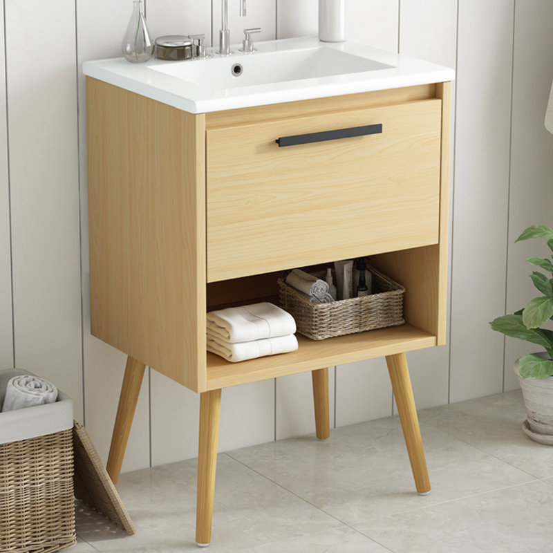 Armoire de salle de bain multifonctionnelle avec tiroir