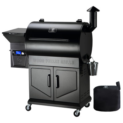Z GRILLS Barbecue et fumoir à granules de 697 pieds carrés avec le dernier contrôleur PID V3.0, écran LCD