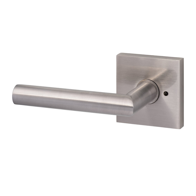 Hanover Square Privacy Lever, Stainless Steel