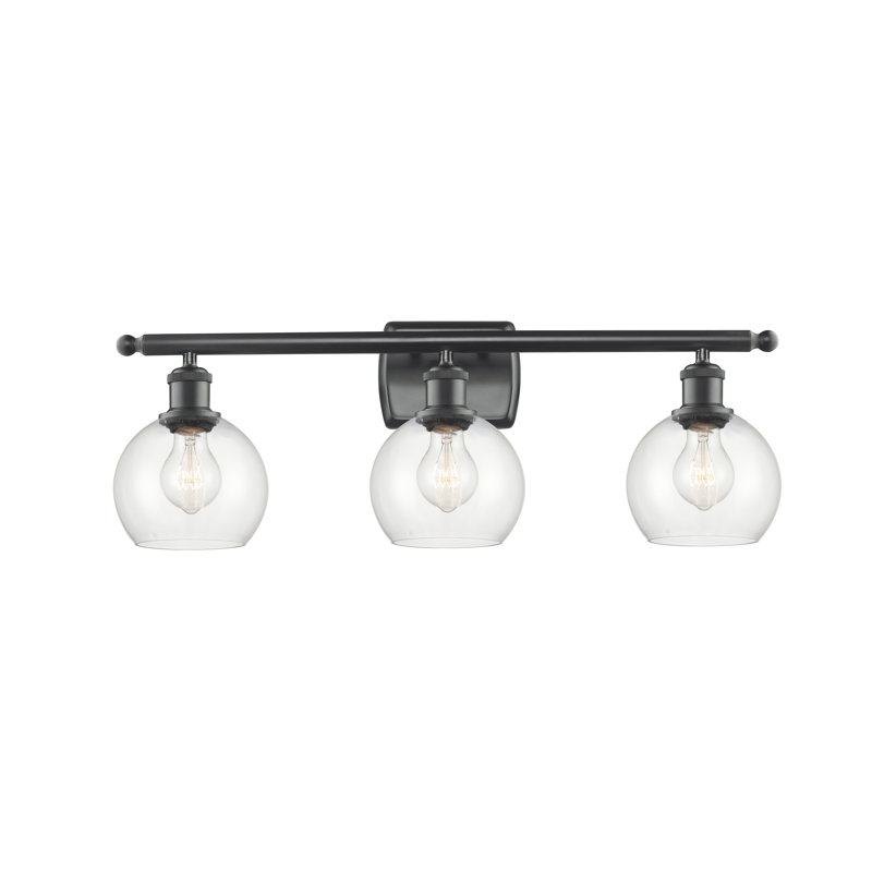 Cindi 3 - Light Vanity Light, LED, Clear, Matte Black