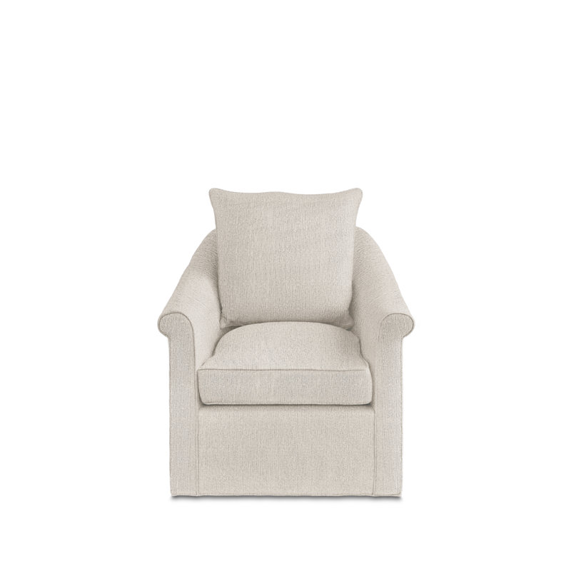 Miles Talbott Swivel Club Chair, Brock Snow