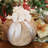 Holiday Glam Textured Reversible Throw Pillow