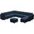 Wylodene 143" W Velvet Modular Sectional Sofa-1089062408