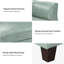 Canapé en cuir véritable 81,5 po Ashantae-104346075