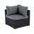 Siardus 110.2'' Wide Reversible Steel Patio Sectional with Cushions-1632185209-1632185213
