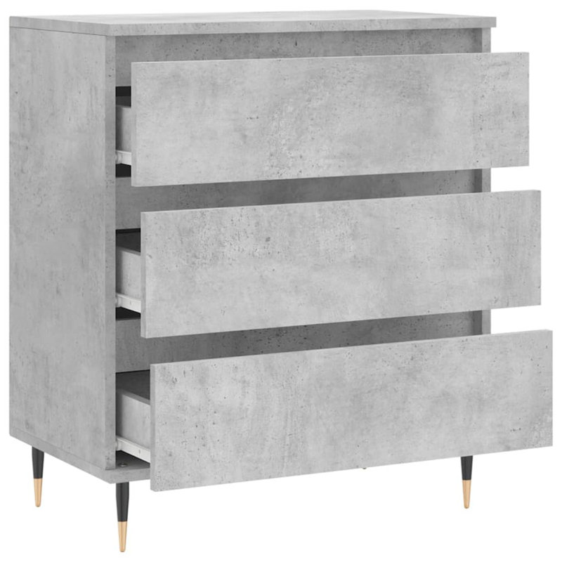 Margurite 3 - Drawer Accent Chest, Concrete Grey