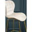 Foosland Upholstered Counter Stool with Metal Frame-340827996-340827997