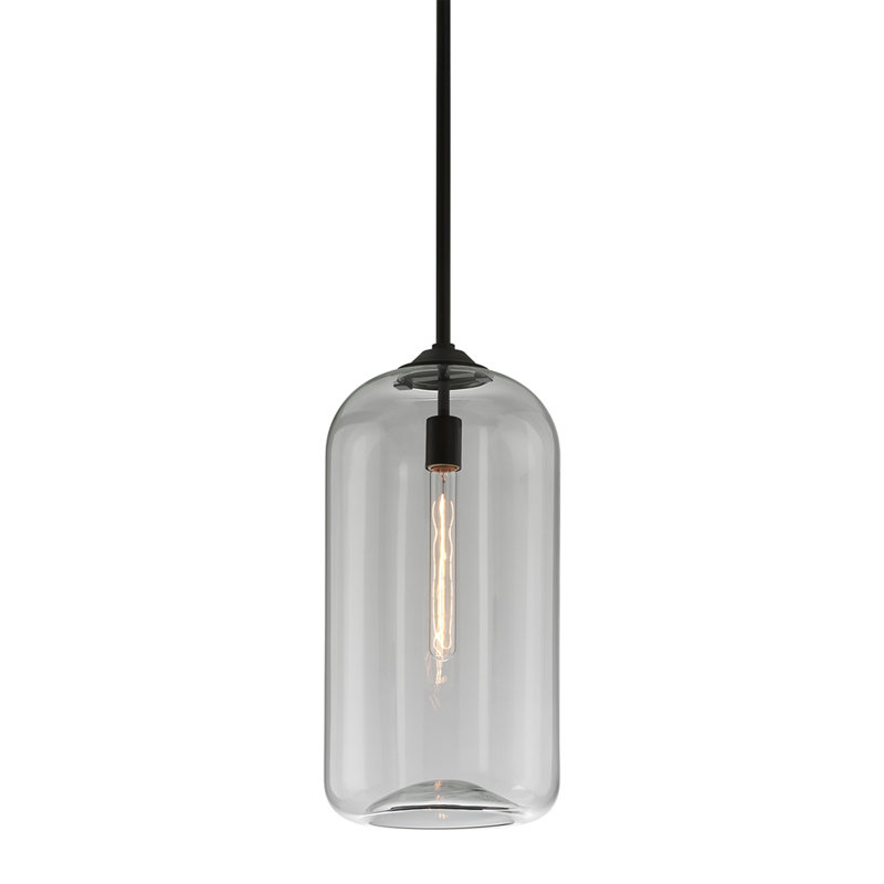 District 1 Light Pendant, Clear, 20.75" H x 10" W x 10" D