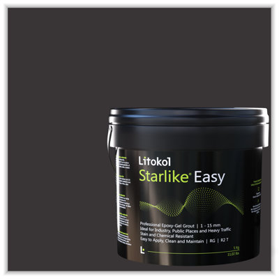Tile Doctor Starlike Easy Two-Part Epoxy Grout & Tile Adhesive in 8 Colors, 5.5 lb, Indoor/Outdoor for Shower, Pool, Bathroom, Kitchen & Sauna