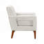 Chaise avec accoudoirs rembourrée moderne en chenille à 4 pieds-852499699