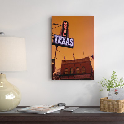 Reproduction de photo sur toile, "fort stockyards, fort de la valeur, texas"