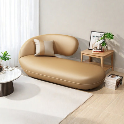 Fauteuil inclinable en similicuir léger et luxueux