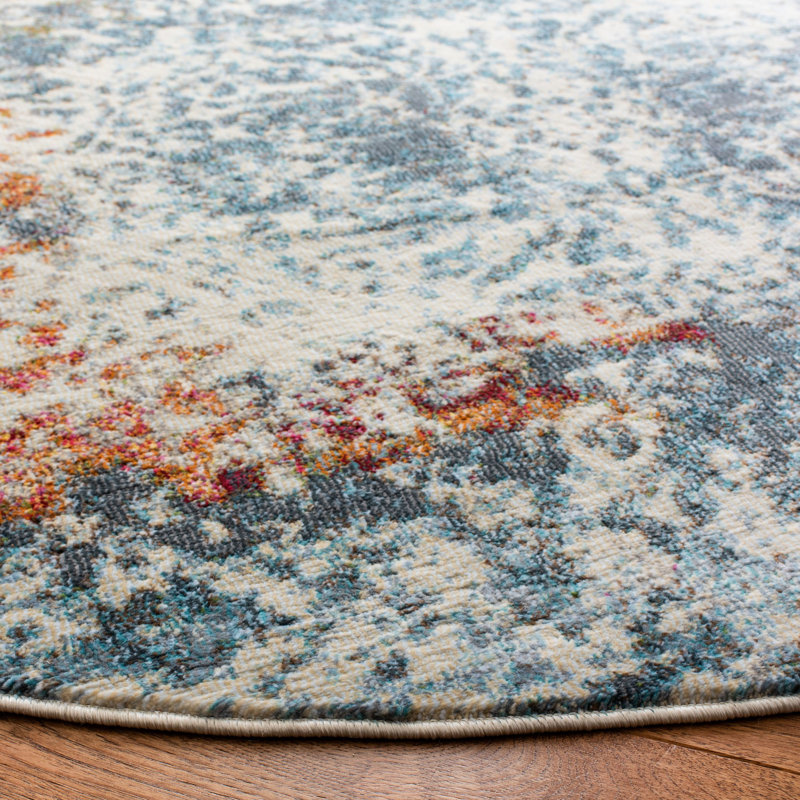 Marques Performance Oriental Rug, Round 6'7"