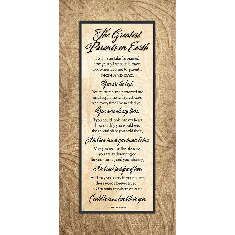 Les plus grands parents sur une plaque de terre Bakstran