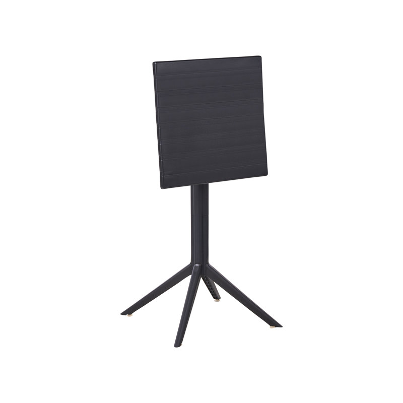 Square Outdoor Bar Table , 60cm cm W 60cm cm D, Black