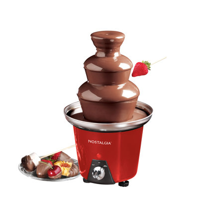 Nostalgia 3-Tier 1.5-Pound Chocolate Fondue Fountain