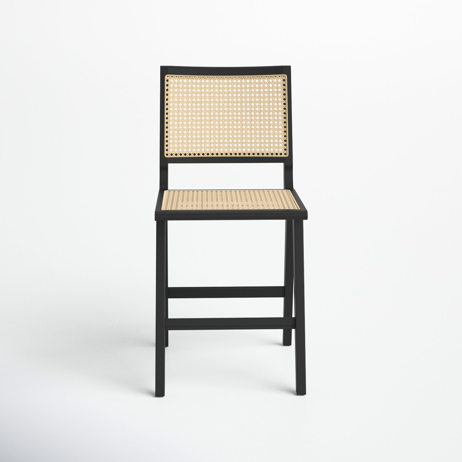 Atticus 30" Bar Stool, Black, Counter Stool (23.2" Seat Height)