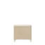Table de chevet blanche au design pratique - Avantage de plancher de 4 po