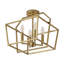 Plafonnier encastré 4 lumières Golden