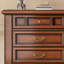 Commode d'entrée 6 tiroirs Vintage Acajou-101773416