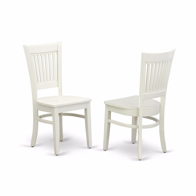 L'ensemble 5 pièces de table et chaises de cuisine comprend une table de salle à manger ronde avec Dropleaf et 4 chaises, lin blanc