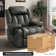 Latitude Run Lay Flat Dual Motor Power Lift Recliner Chair with Vibrating Massage and Heating, Infinite Position, 2 Remote Control, and Side Pockets, USB Ports, Faux Leather