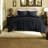 Black Jacquard Bedding Set, Polyester Comforter, Cozy Twin Xl Style