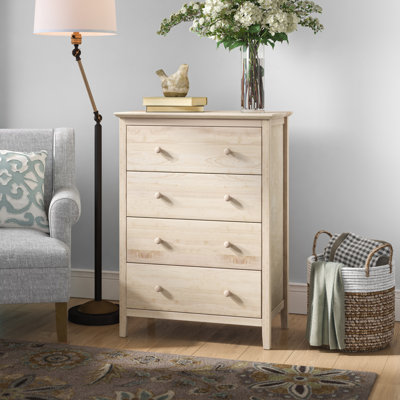 Calumet Heimann Solid Wood 4 Drawer Dresser