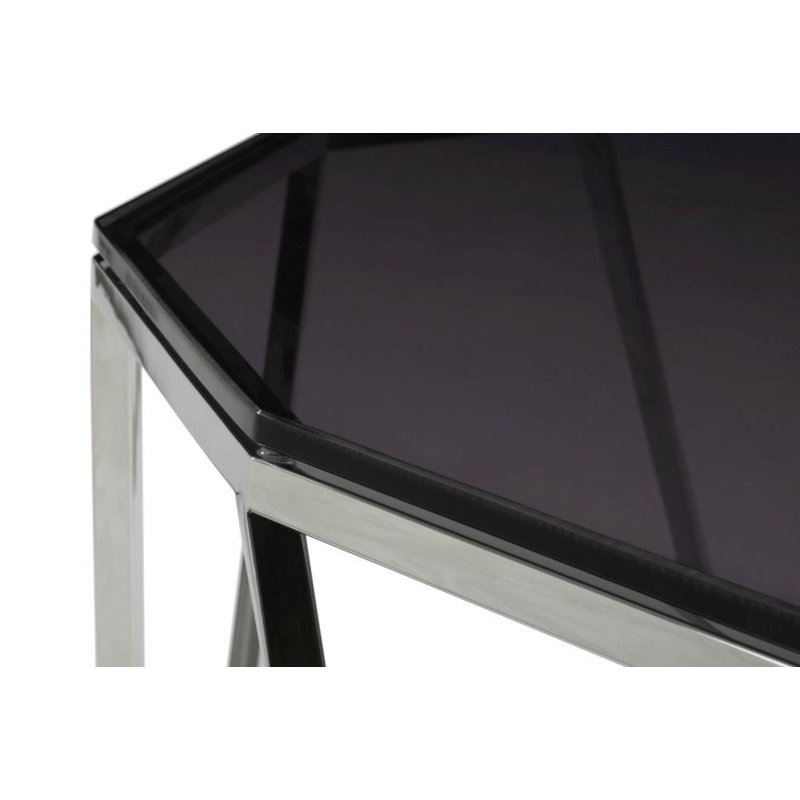 Glass Top End Table