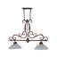 Luminaire suspendu linéaire pour îlot de cuisine 2 lumières