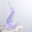 Ornement décoratif en verre cristal
