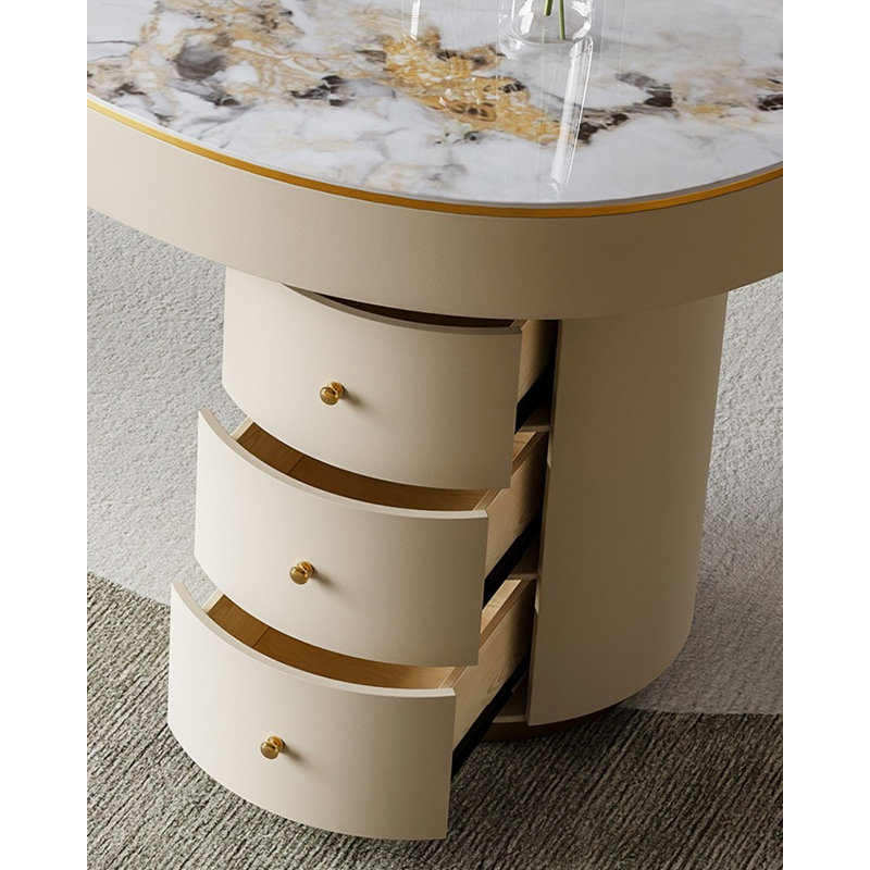 Pupitre de bureau léger Light Luxury, H 29,53 po x l 78,74 po x P 27,56 po