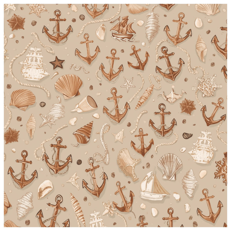 Housses de couette Anchor Seashell, Très grand lit
