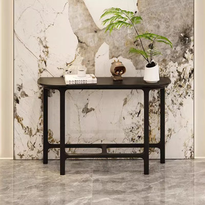 Table de véranda moderne en bois massif.