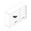 Armoire de rangement pour chaussures Alcester Lismore jusqu'à 20 paires-1719625555