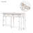 Sheen Wooden Console Table with 2 Drawers & Bottom Shelf-1465979345