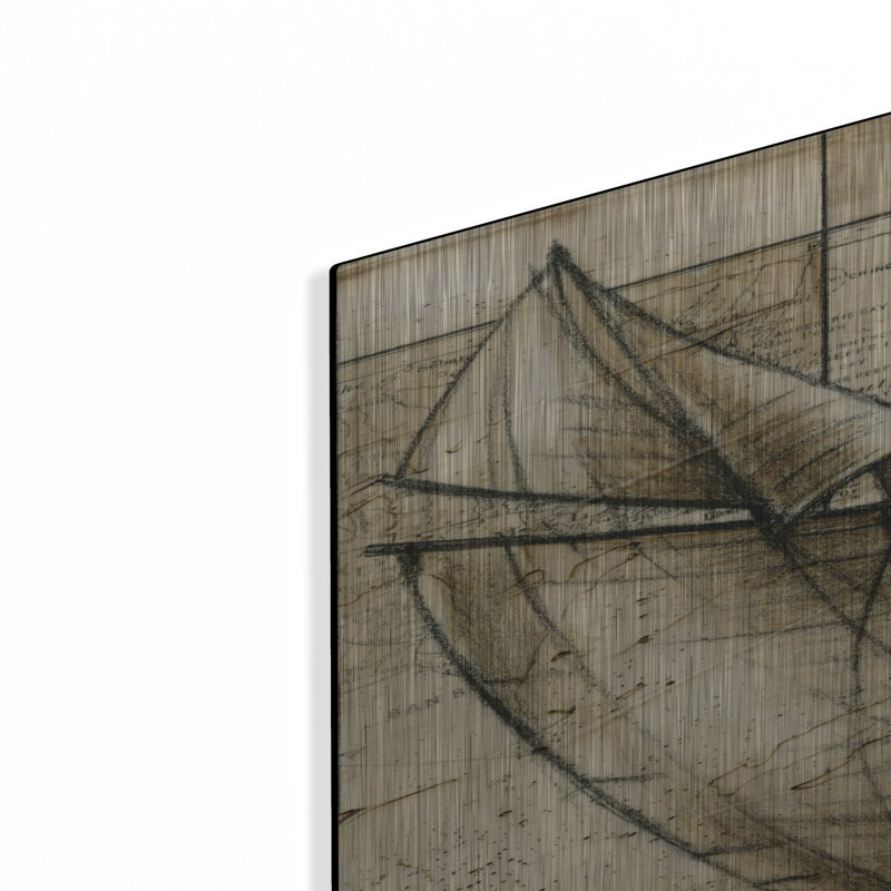 «Tradewinds II» par Ethan Harper, art mural en métal, H 36 po x l 24 po