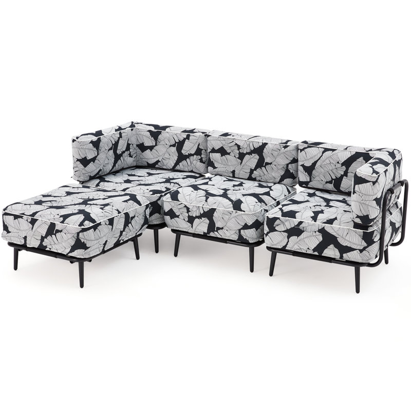Equulei 4-Piece Outdoor Sofa Seating Group