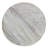 Serenity Side End Table with 18 Inch Round Top, In Antique White Mango Wood