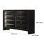 Commode double 8 tiroirs l 58,51 "