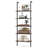 71''H X 23.6''W 5 Tier Ladder Bookcase-1837547730
