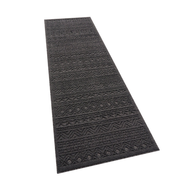 Hungerford Solid Colour Indoor / Outdoor Area Rug, Round 200cm