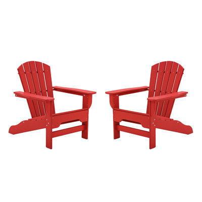 Chaise Adirondack en plastique Willene