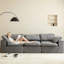 Canapé rembourré en tissu F-Concept Chenille