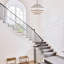 Lustre tambour 6 lumières en lin moderne-170894092-170894094-170894080