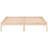 Bed Frame Natural Pine Solid Pine Wood Queen Size Durable Bed Frame-1972085169