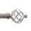  Ensemble de tringle à rideau avec embout de torche ajustable, réglable