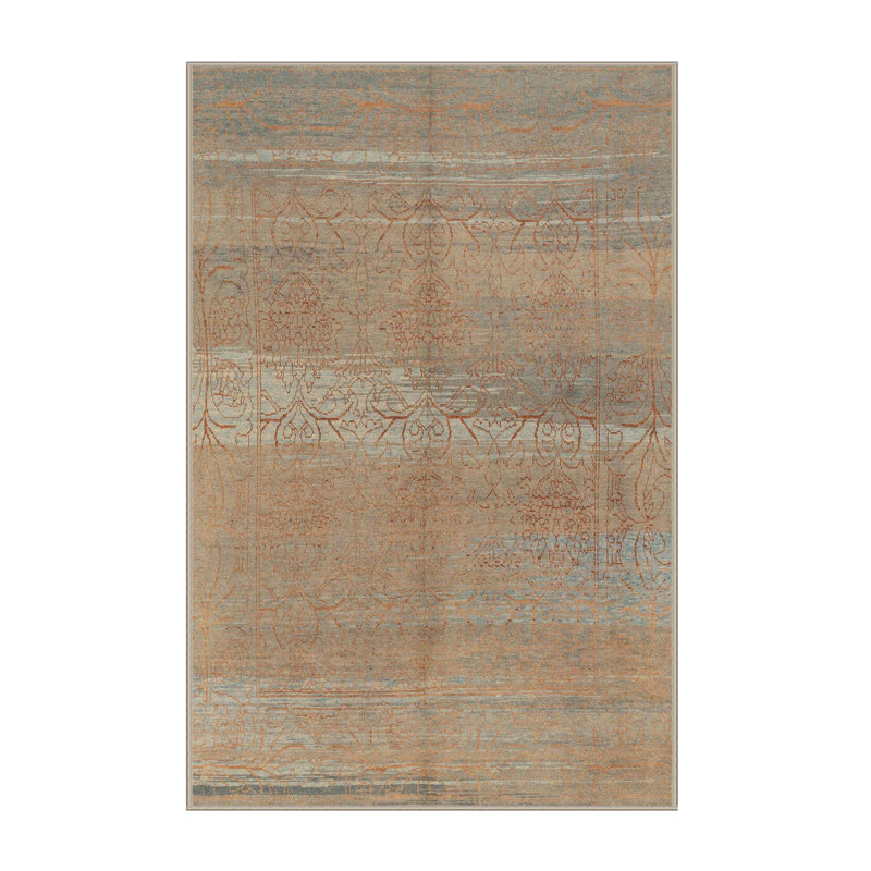 Tapis abstrait moderne 1669, Rectangle 4 pi x 6 pi