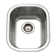Houzer Club 14 inch Stainless Undermount Medium Bowl Bar Sink with Strainer and Grid - CS-1407-C