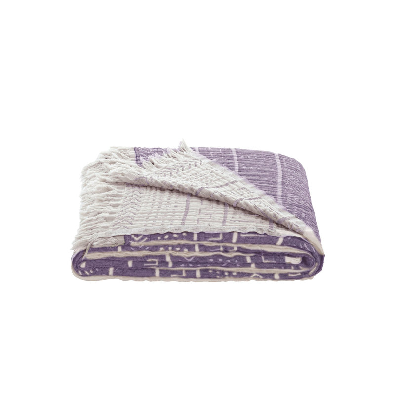 Couverture 100% mousseline de qualité supérieure, 86,6 po x 94,5 po | 360 g / m², lavable en machine à 86 ° F, va au fer à repasser | Couleur douce, idéale pour un confort douillet et une décoration élégante, parfaite pour toutes les saisons